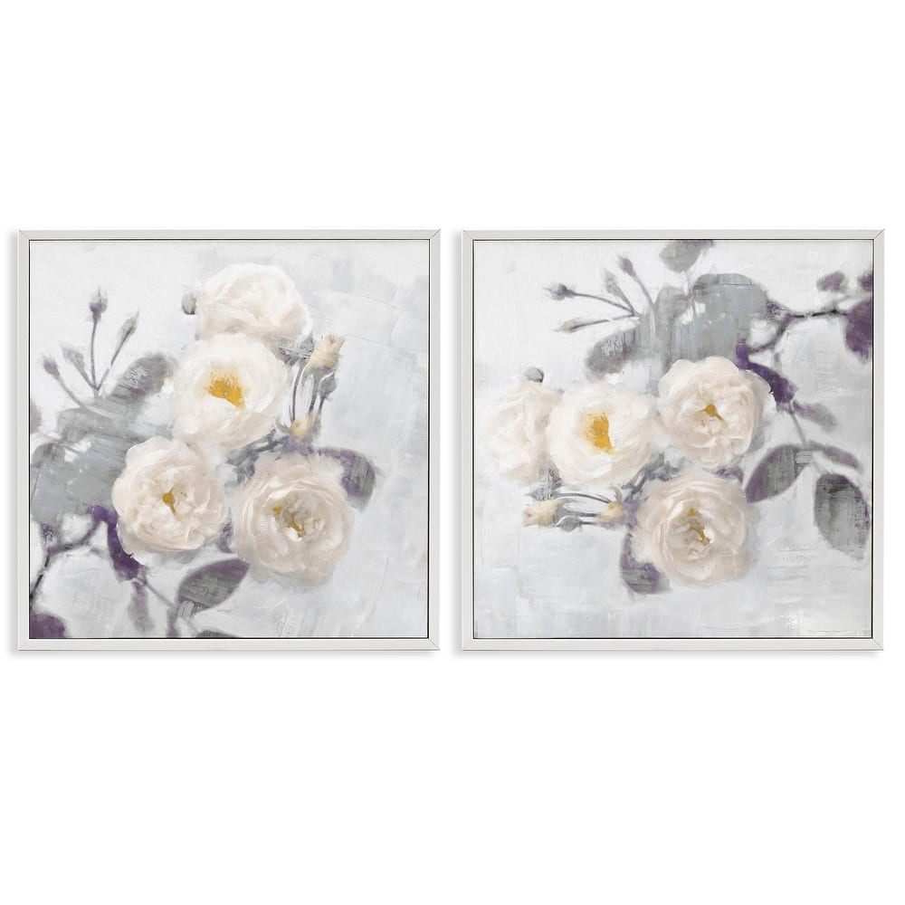 Stupell Country Blossoms Bundle Framed Giclee Art Design By Emily Ford (Set of 2)