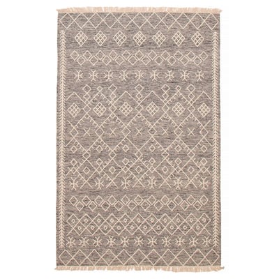 Marrakech Grey Kilim 5'1" x 8'0" - 5'1 x 8'0