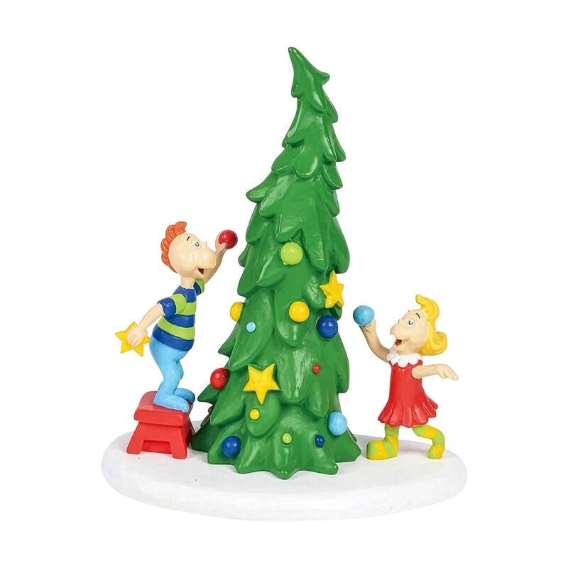 department 56 dr seuss who ville christmas tree figurine #4059423