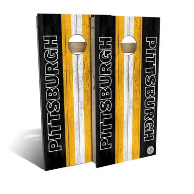 Pittsburgh Football Outdoor Cornhole Board Set