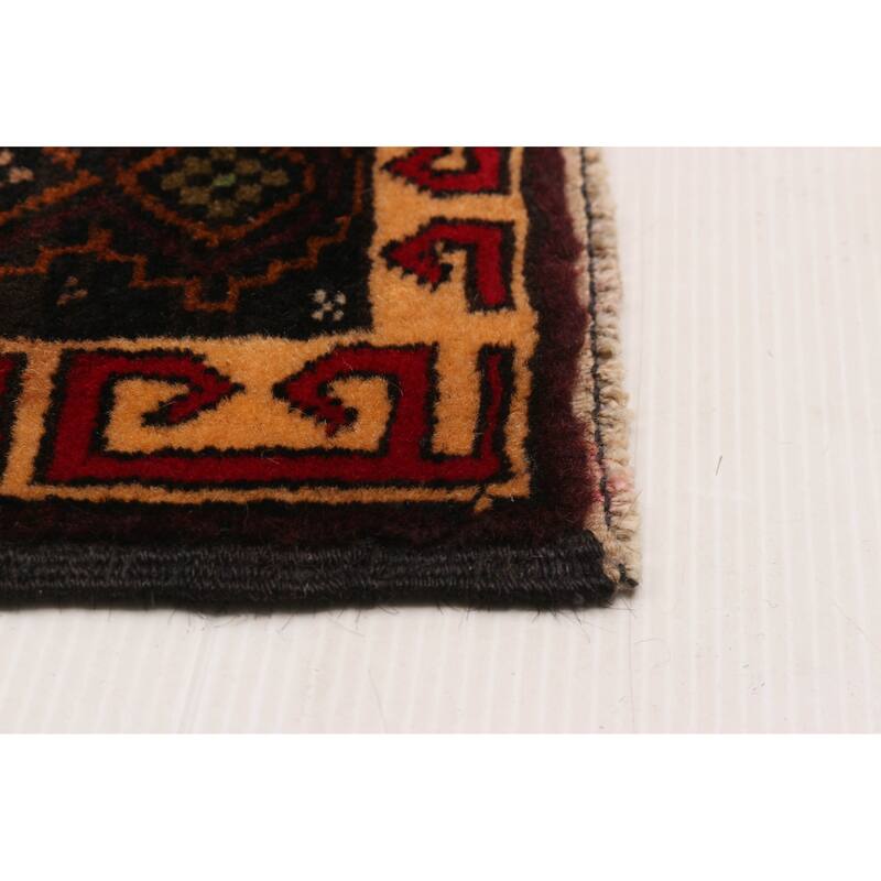 Teimani Red Rug 3'10" x 6'7" - 3'10 x 6'7