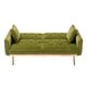 preview thumbnail 15 of 70, Velvet Upholstered Tufted Loveseats Sleeper Sofa With Rose Golden Legs