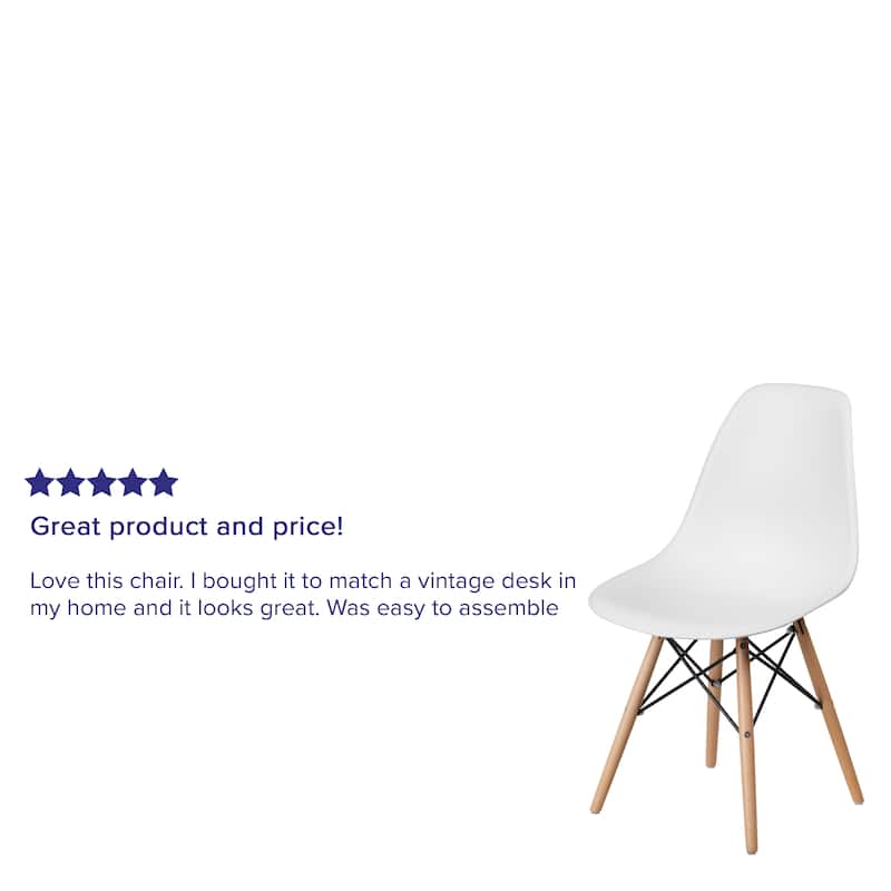 Mid-century Modern Eiffel Chair (Set of 2)