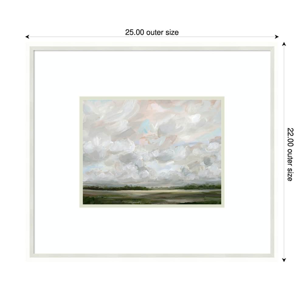 Muted Prairie by Nicole Walsh Wood Framed Wall Art Print