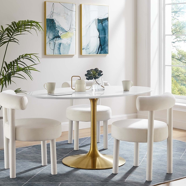 Lippa oval dining table 60 discount