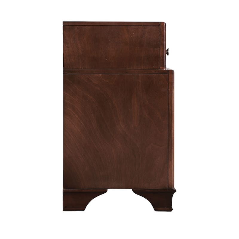LaVita 3-drawer Wood Nightstand