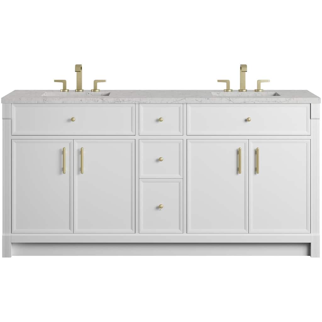 James Martin Vanities 660-V72-FEJP Bellshire 72" Free Standing Double