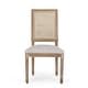 preview thumbnail 30 of 58, Regina Wood and Cane Upholstered Dining Chair (Set of 4) by Christopher Knight Home