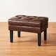 preview thumbnail 22 of 42, Glitzhome 22"W Mid-century PU Leather Tufted Ottoman Foot Stool