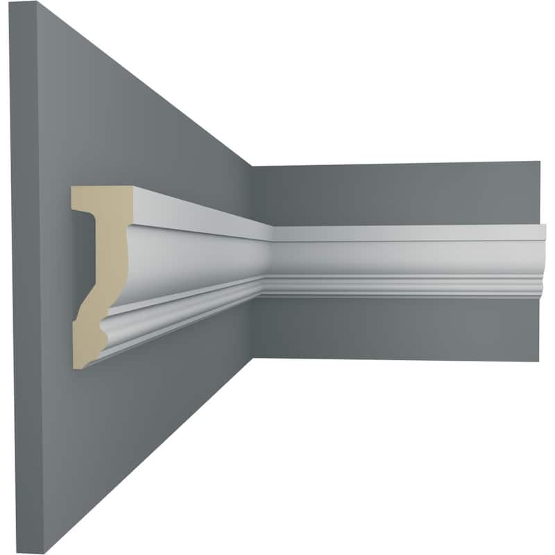 7/8"H x 1/2"P x 94 1/2"L Classic Panel Moulding