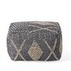preview thumbnail 25 of 53, Brinket Boho Cube Yarn Pouf by Christopher Knight Home