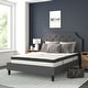 preview thumbnail 4 of 121, Tufted Platform Bed with 10 Inch Pocket Spring Mattress