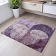 preview thumbnail 32 of 110, Premium Washable Super Soft Modern Geo Mayfield Rug Purple - 1'8" x 2'6"
