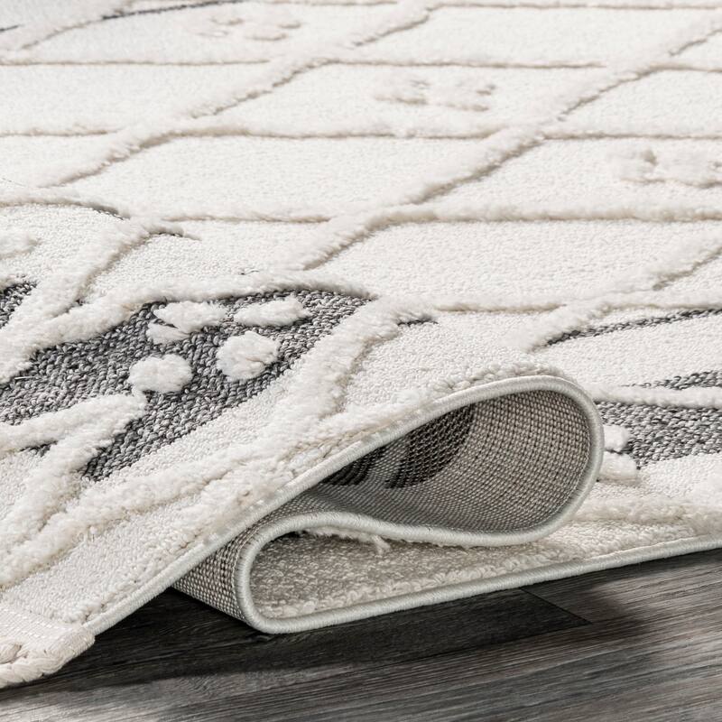 Nuloom Geometric Transitional Tasseled Area Rug