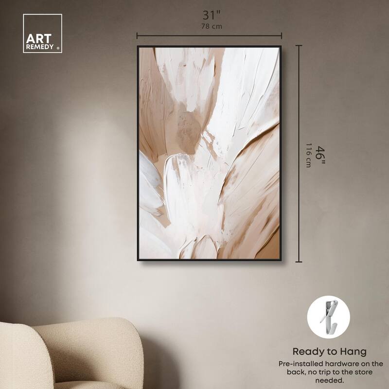 Fawn and Frost Canvas by Art Remedy