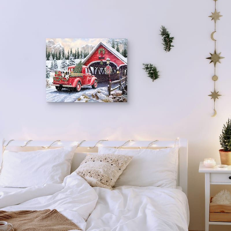 Christmas Delivery by The Macneil Studio Canvas Art Print