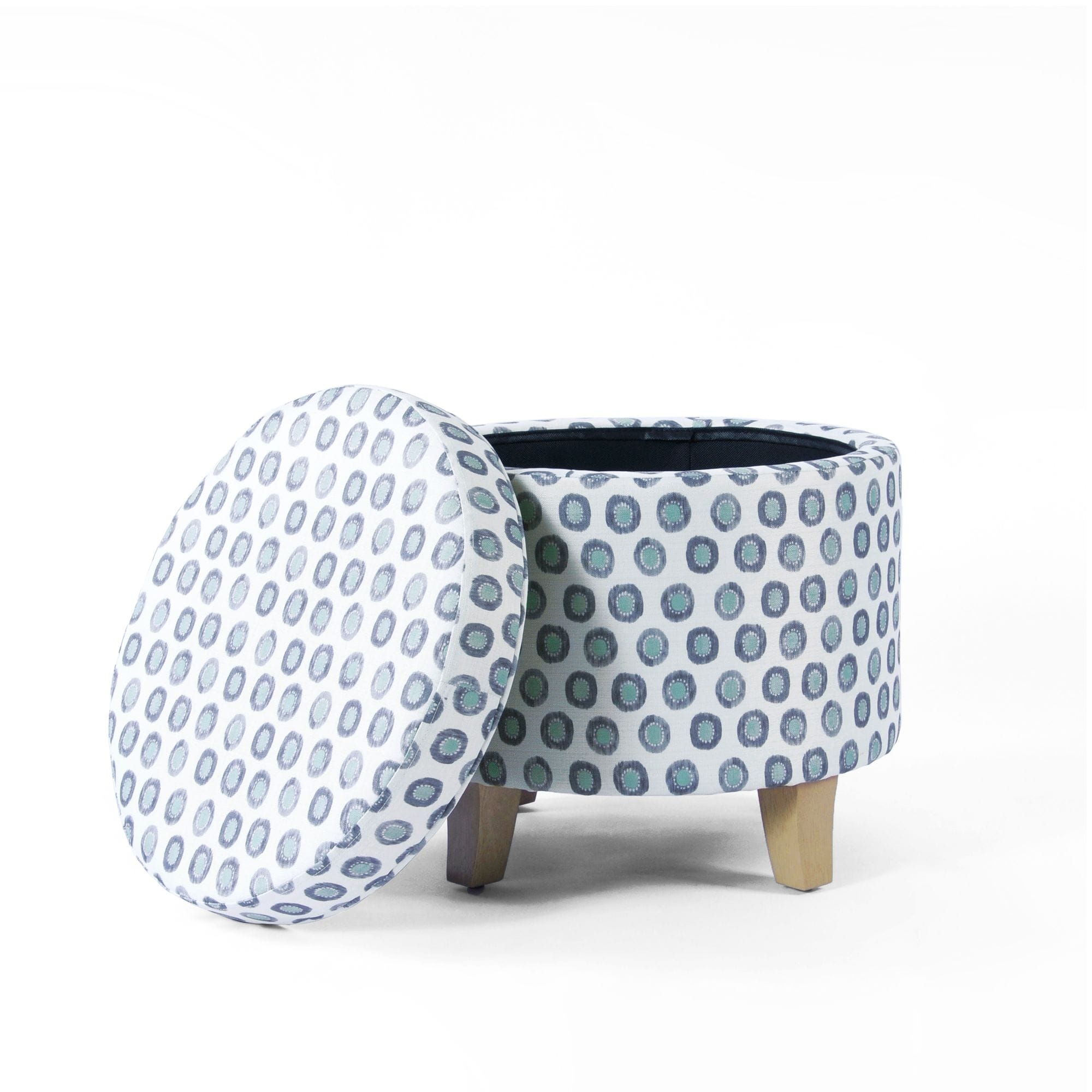 Carson Carrington Hnifsdalur Round Storage Ottoman - Picture 29 of 30
