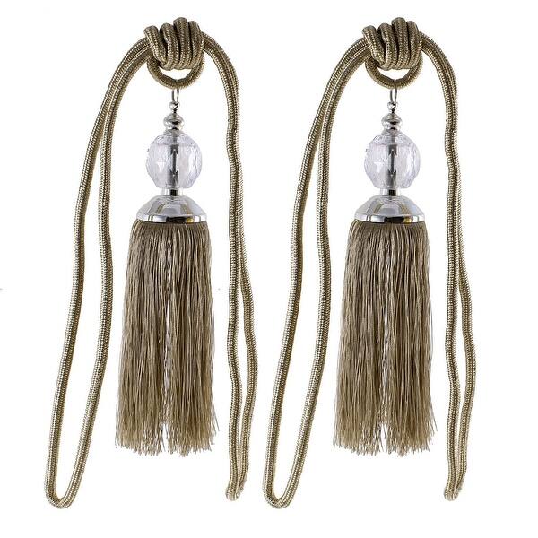 Shop Pair Double Tassels Curtain Tieback Drapery Rope Drape Light