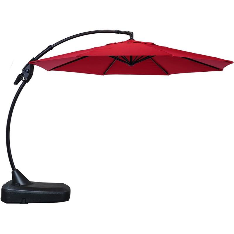 Outdoor Backyard Round Aluminum Cantilever Umbrella