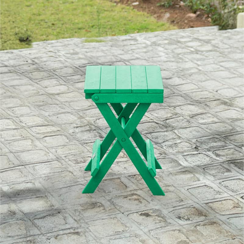 San Juan Fully Assembled All-Weather Recycled HDPE Outdoor Folding Bistro table