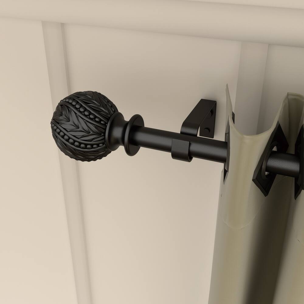 Modern Farmhouse Extendable Curtain Rod with Final Set