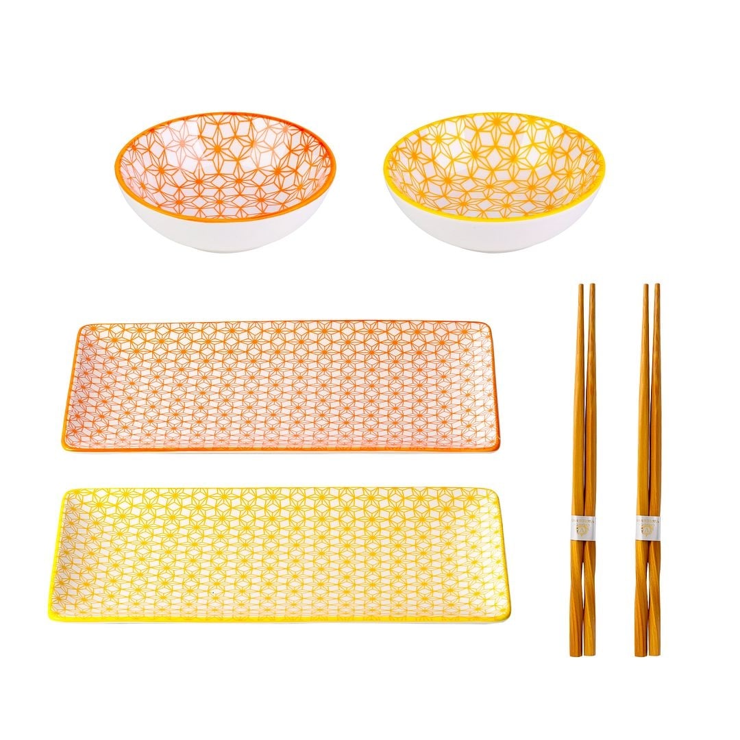 Vancasso 6 pcs Sushi Dinnerware Set, Service for 2 SheFinds