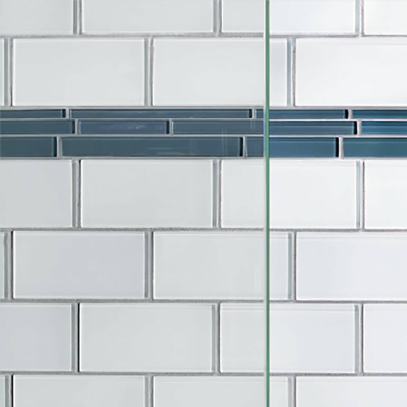 Basco Cantour 76" High x 36" Wide Pivot Frameless Shower Door with