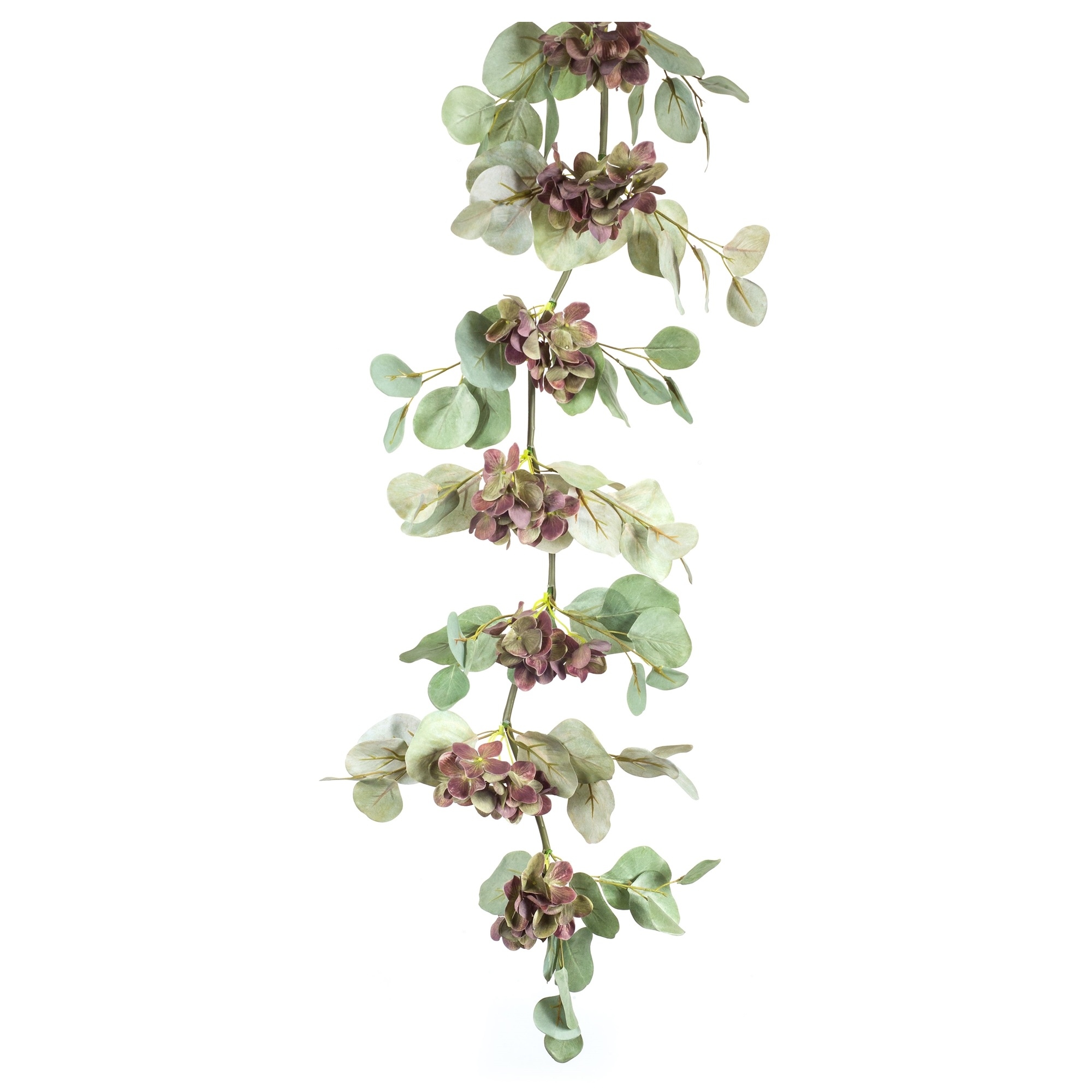 Set of 2 Hydrangea and Eucalyptus Garland 67