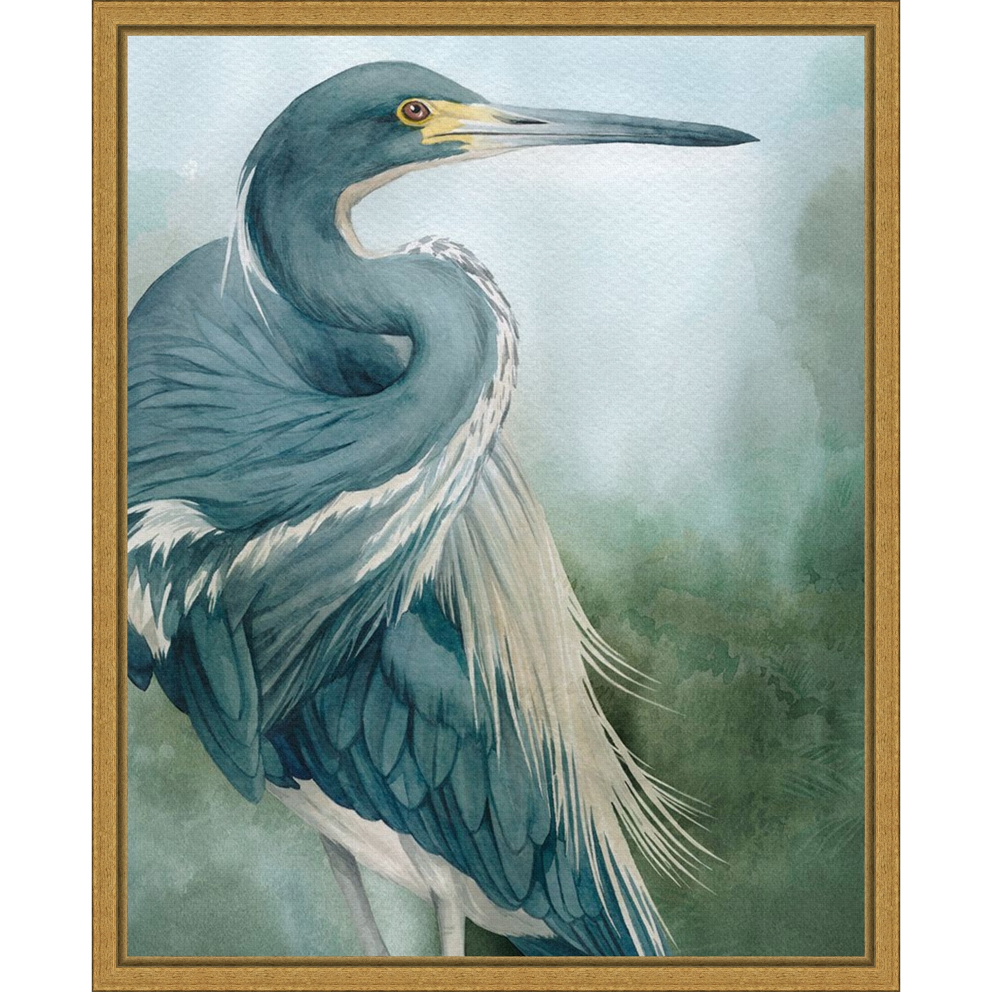 Amanti Art Bayou King I by Grace Popp Framed Canvas Wall Art Print - Sylvie Gold