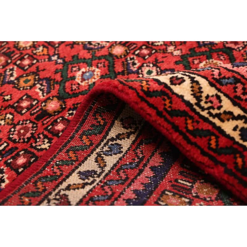 ECARPETGALLERY Hand-knotted Andelz Red Wool Rug - 2'6 x 9'10