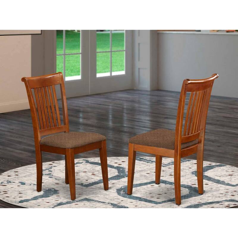 Slat Back Dining Chair with Solid Wood Seat - Accent Seating for Stylish Kitchen and Home Interiors - 17