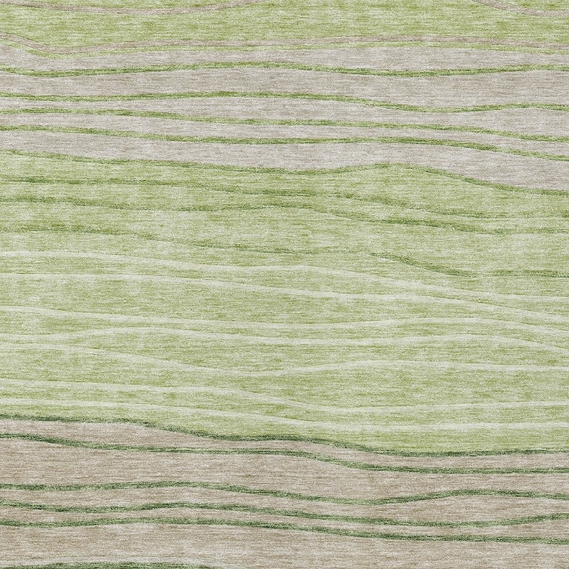 HomeRoots Striped Transitional Rectangle Outdoor Rug