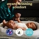 preview thumbnail 10 of 8, Homedics 3‑in‑1 Calming Cushion Lounger with Vibration & Soothing Sounds - Grey (MYB‑L100‑GY)