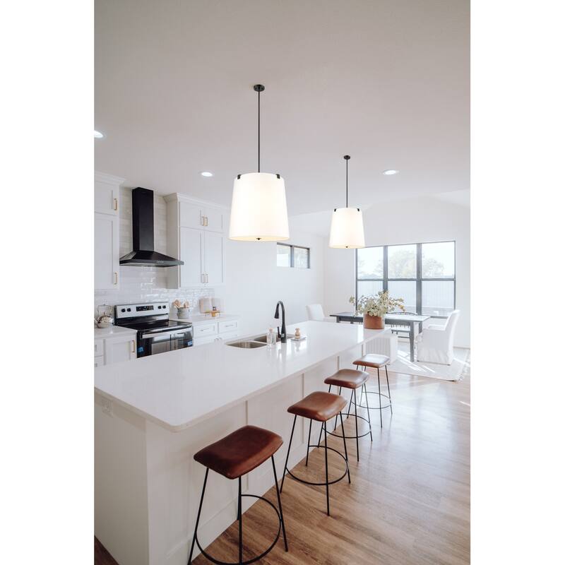 Z-Lite 3501P24 Weston 6 Light 24" Wide Pendant with Shade