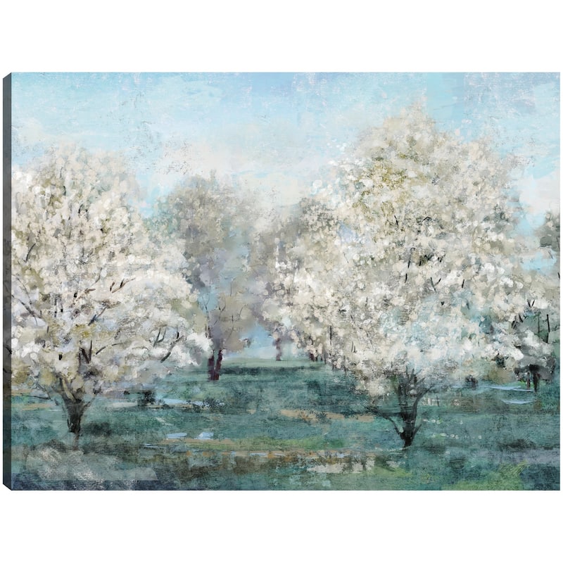 Flowering Trees By Studio Arts Canvas Art Print