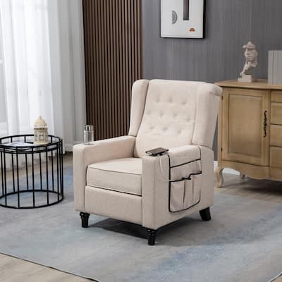 Recliner Chair with Button Tufted Back