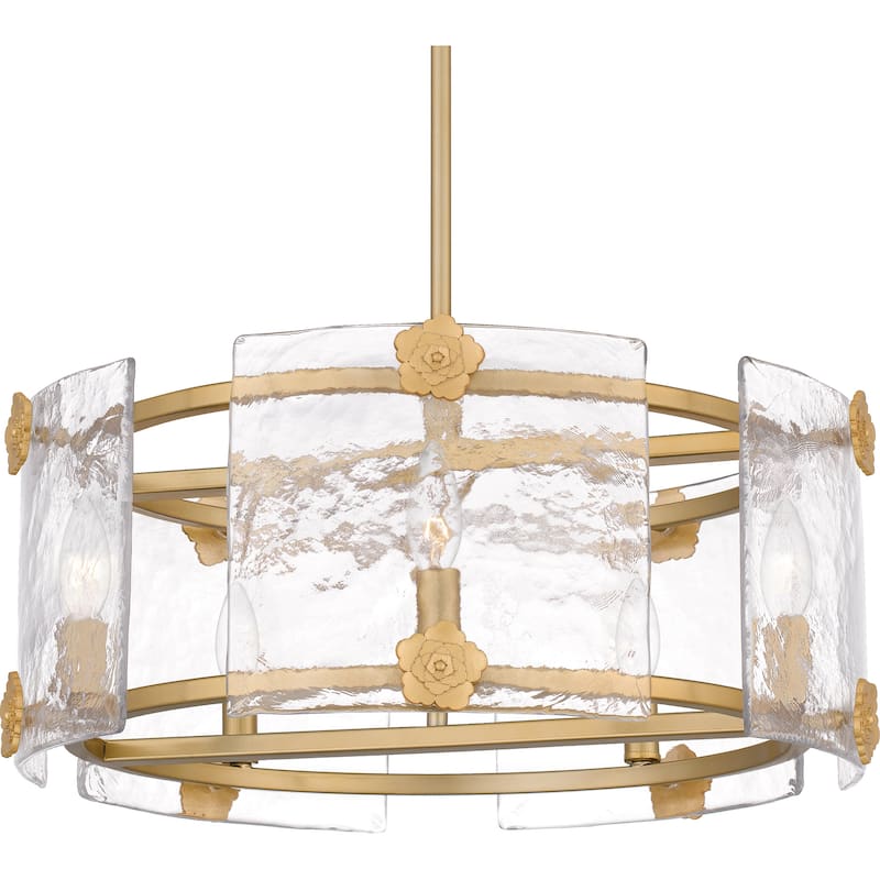 Jolie 6-Light Light Gold Pendant Light