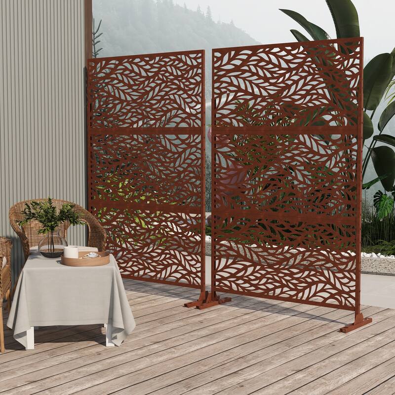 Free Standing Decorative Outdoor Privacy Screen