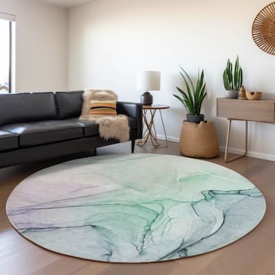 Premium Washable Super Soft Abstract Contemporary Mayfield Rug
