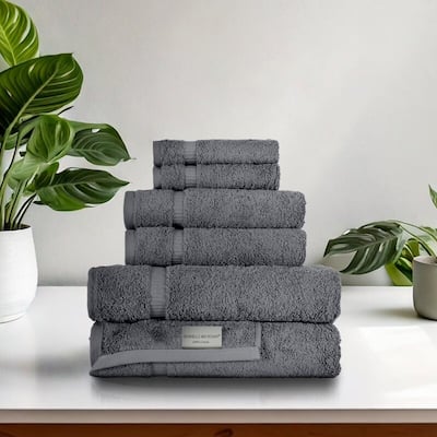 Towels Beyond - Luxury 6 Piece Turkish Cotton Towel Set - Highly Absorbent & Durable for Home & Spa