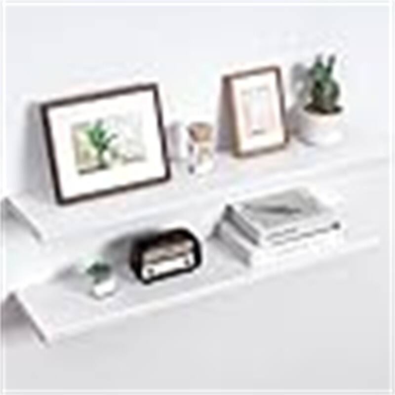 Floating Shelves for Wall - 8"D x 36"W x 1.2"H - white