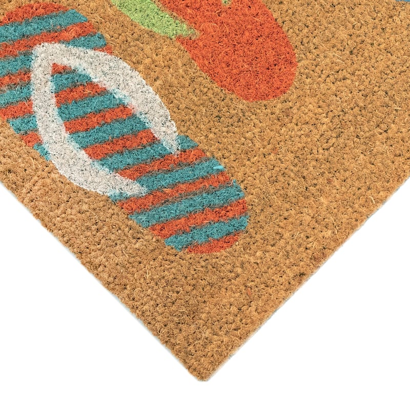 Liora Manne Beach Sandals Rug (1'6" x 2'6") - 1'6" x 2'6"