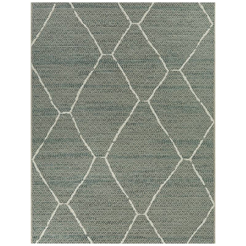 Derain Moroccan Patio Indoor/Outdoor Area Rug