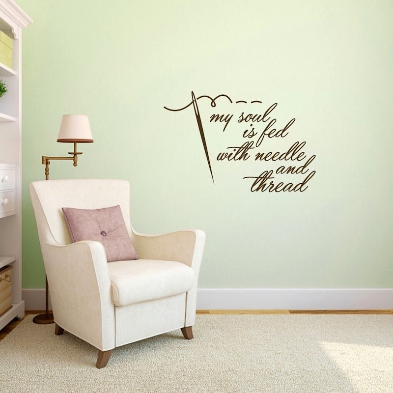 Needle and Thread Sewing Wall Decal - 36