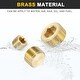 Brass Pipe Plug Fitting, Male Hex Counter Sunk Plug, Internal Thread ...