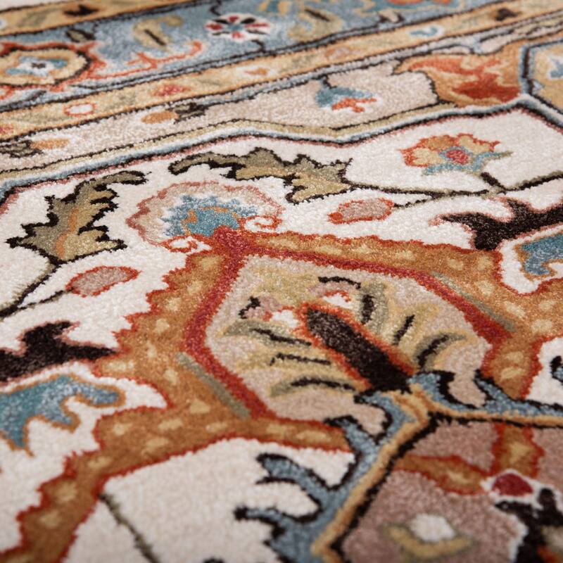 Alora Decor Cyrus Transitional Medallion Hand-Tufted Wool Rug