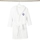 preview thumbnail 13 of 103, Sweet Kids 100% Polyester SUPER PLUSH Double Brushed Hooded Bathrobe with Navy Bookman Monogram