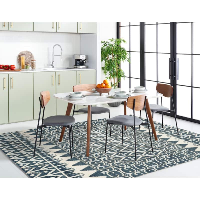 SAFAVIEH Hand-knotted Kenya Vanita Southwestern Tribal Wool Rug