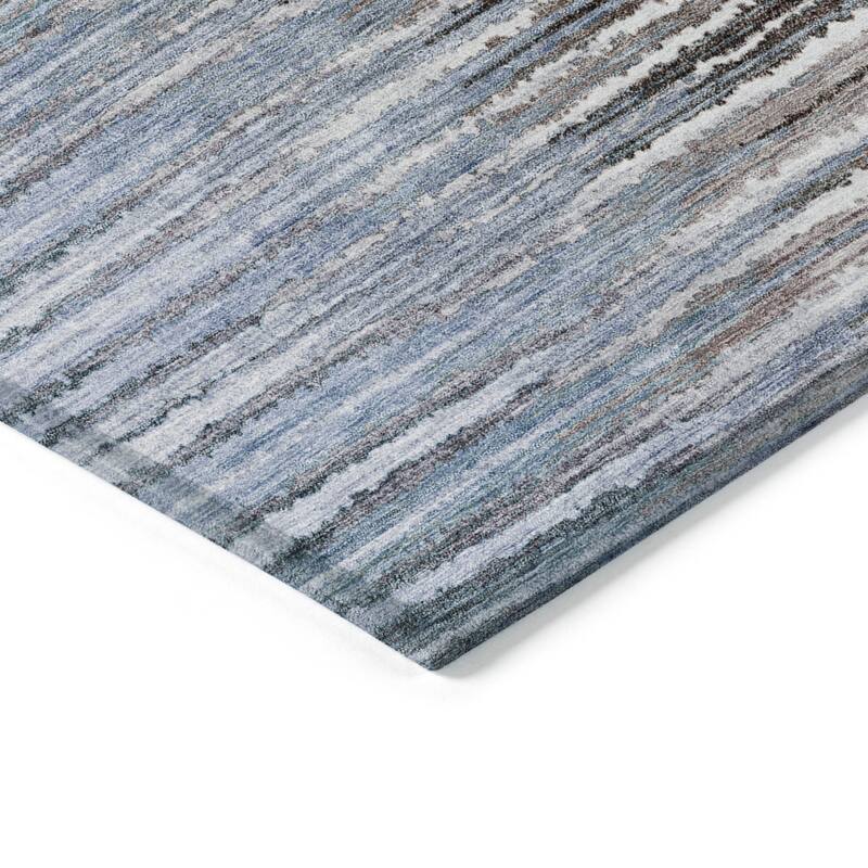 Altor Stripe Low Maintenance Refined Traditional Outdoor Rug