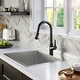 preview thumbnail 6 of 8, Karran Top Mount Stainless Steel 25 in. 16-Gauge Drop-In Single Bowl Kitchen Sink Kit